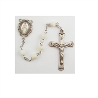 5MM GENUINE MOTHER OF PEARL ROSARY