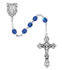 09 SEPTEMBER ROSARY 6MM AURORA BOREALIS SAPPHIRE