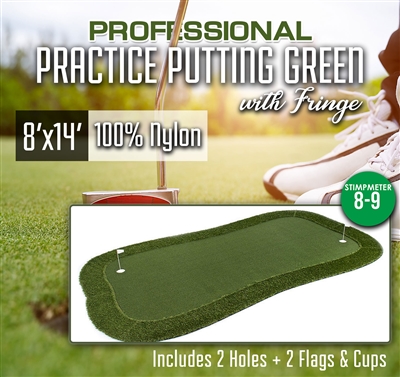 Professional Practice Putting Green With Fringe  8 x 14