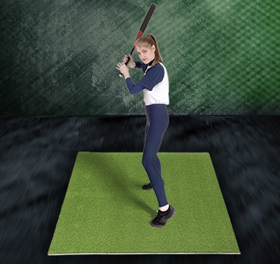 Pro Baseball Softball Batting Stance Mat