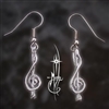 Treble Clef Earrings