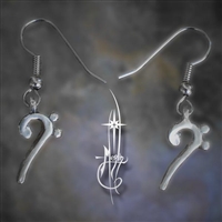 Bass Clef Earrings