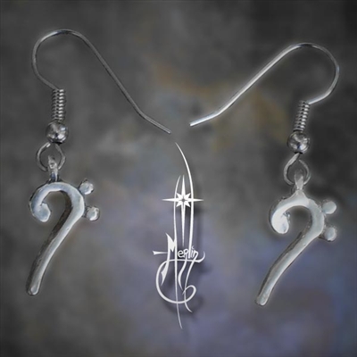 Bass Clef Earrings