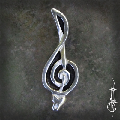 Treble Clef Pendant