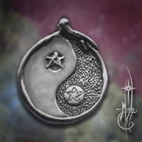 Yin Yang with Ouroboros Amulet