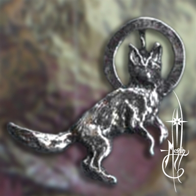 Dancing Coyote Amulet