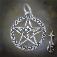 Caduceus Pentacle Amulet