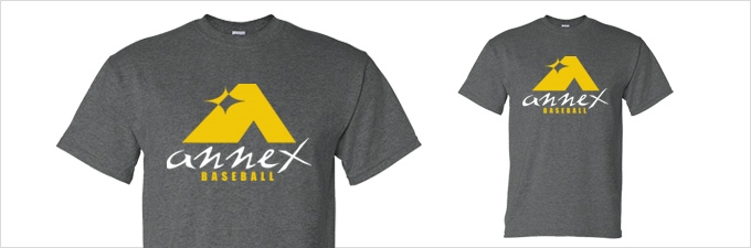 Annex Baseball Dark Heather T-Shirt