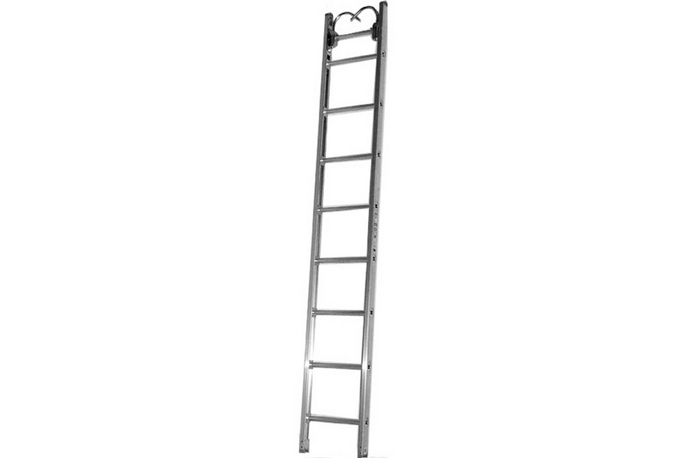 DUO SAFETY ALUMINUM ROOF LADDER - 14'