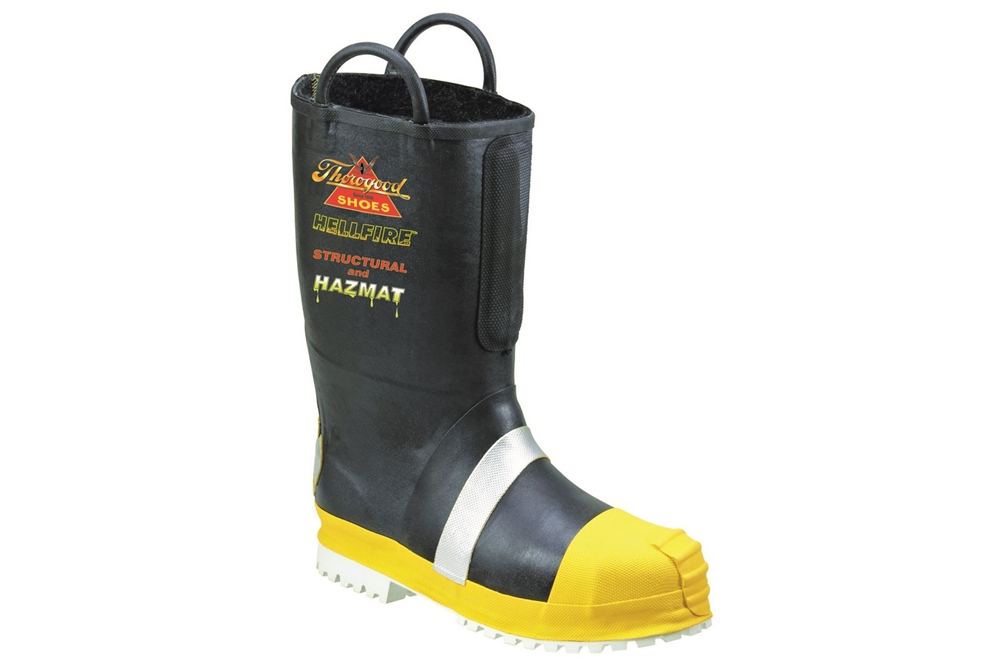 THOROGOOD RUBBER INSULATED STRUCTURAL BUNKER BOOT - LUG SOLE