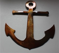 Anchor copper/bronze plated 6" tall