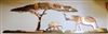 Safari Scene Metal Wall Art