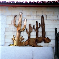 Cactus Arizona Scene Metal Art