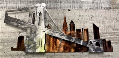 Brooklyn Bridge Metal Wall Art