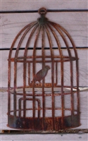 Birdcage Metal Wall Art Decor