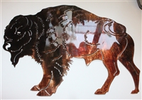 Buffalo Metal Wall Art