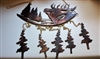 Elk and Tree's Metal Wall Art Wind Chime