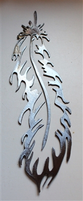 Feather Metal Wall Art Decor Accents