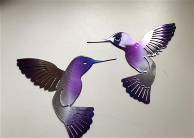 Hummingbird Metal Wall Decor