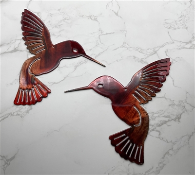 Hummingbird Metal Wall Decor