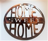 Home Sweet Home Metal Wall Art