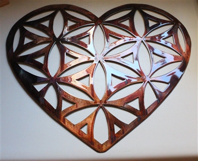 Heart Shaped Flower of Life