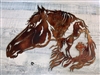 Horse in Horse Metal Wall Art