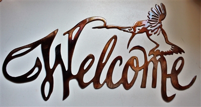 Hummingbird Welcome Sign