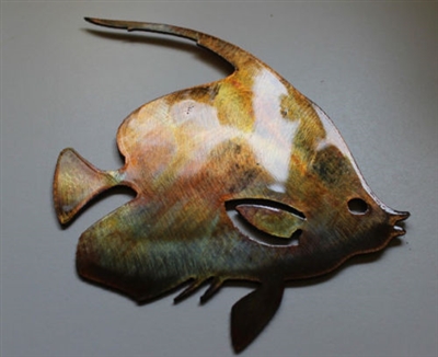 Moorish Idol Fish copper/bronze