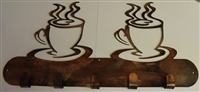 Coffee Cups Mug/Kitchen Utensil Rack - Copper/Bronze