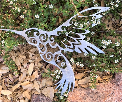 Ornamental Humming Bird Metal Decor