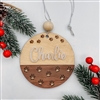 Pet Ornament - Personalized | 2 layer paw print cat or dog