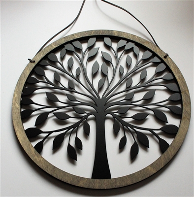 Wood & Metal Tree of Life Wall Decor