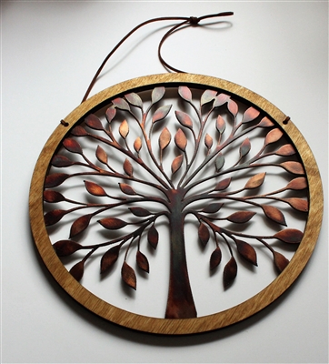 Wood & Metal Tree of Life Wall Decor