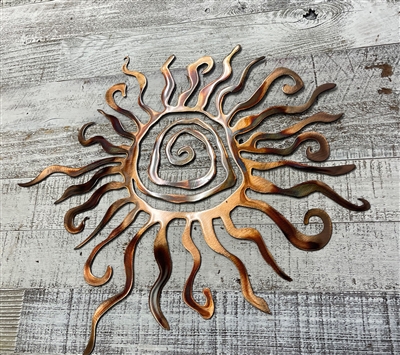 Sun Metal Wall Decor