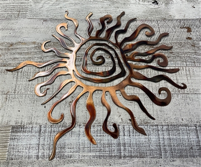 Sun Metal Wall Decor