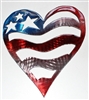 Patriotic Heart Metal Wall Art