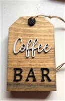 Tiered Tray Coffee Bar Tag Wooden Decor