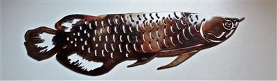 Arowana Metal Art Fish