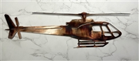 Astar Helicopter sideview Metal Wall Art Decor