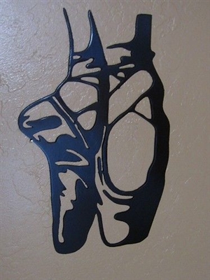 Ballet Shoes Metal Wall Decor