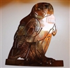 Barn Owl Metal Wall Art