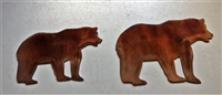 Small Mama Bear Baby Bear Metal Art Wall Accents