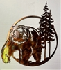 Bear Wildlife Metal Wall Art DÃ©cor