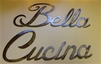 "Bella Cucina" Metal Word Art