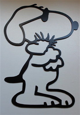 Snoopy 'Bestfriends" Metal Wall Art Piece