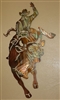 Bull Rider Metal Wall Art