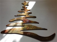 Christmas Tree Metal Wall Art Decor