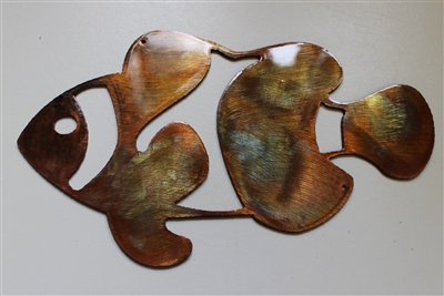 Clownfish Metal Wall Art