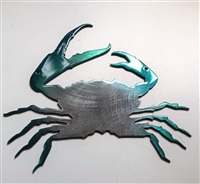 crab metal wall art